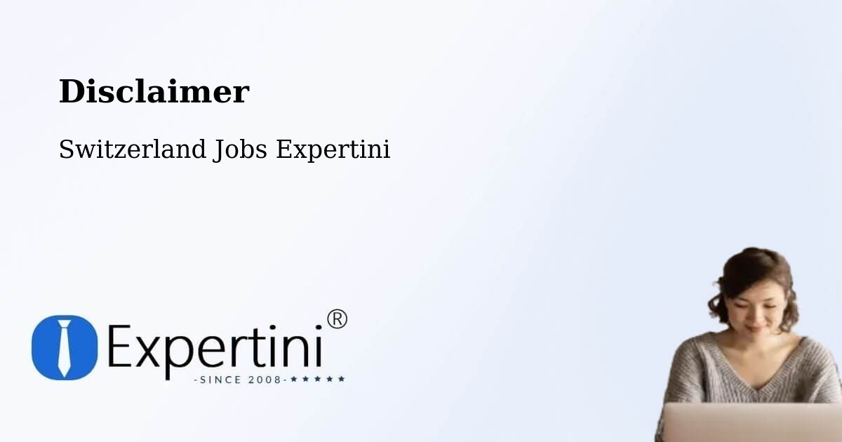 Disclaimer – Lenk - Switzerland Jobs Expertini