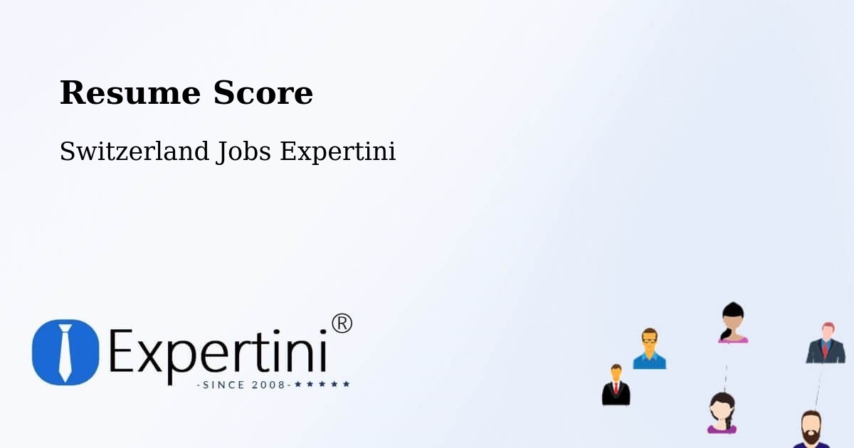Resume Score & Job Description Match Tool – Lenk - Switzerland Jobs Expertini